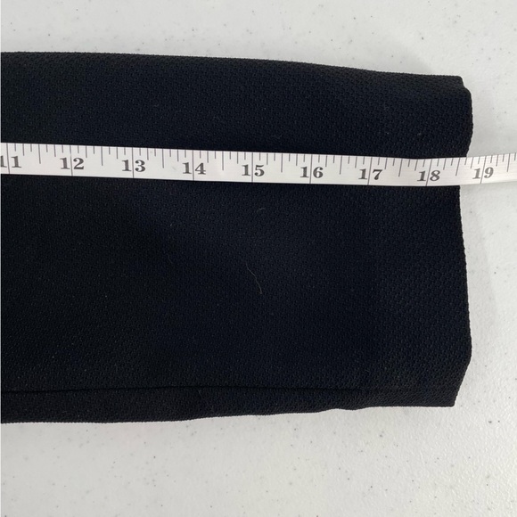 Loft Black Double Breasted Belted Hidden Button Lightweight Long Sleeve Jacket - Picture 8 of 9